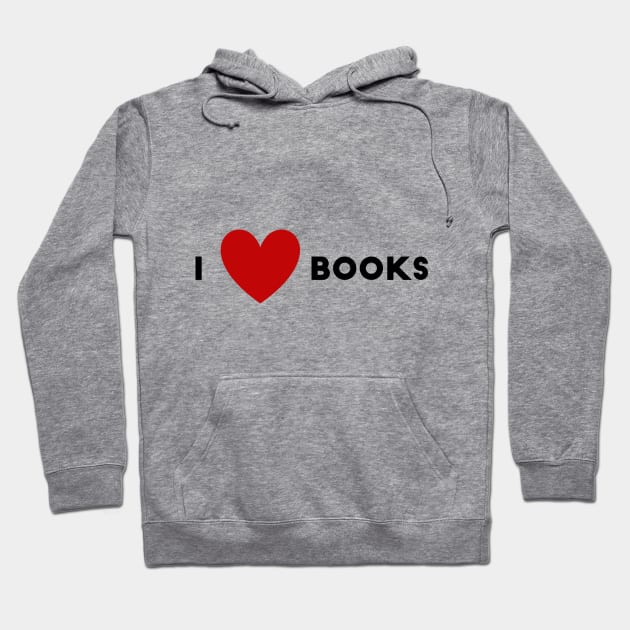 I Heart Books Hoodie by WildSloths